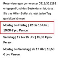  at Hiller in Hannover