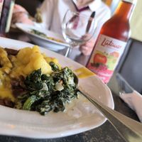 Gnocchi mit Spinat und Geschnetzeltem at Hiller in Hannover