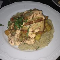 Chickpea curry with smoked tofu and quinoa at Hiller in Hannover