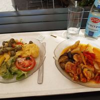 Cold and warm plate for 19 euro in total at ViVA in Karlsruhe