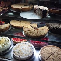 Vegan cake selection (many are glutenfree) at Ignaz in Munich