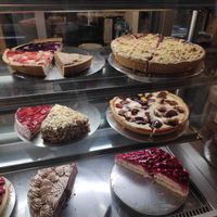 Vegan cake selection at Ignaz in Munich