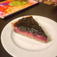 Wild blueberry cake at Ignaz in Munich