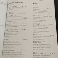 Menu III at Prinz Myshkin City in Munich