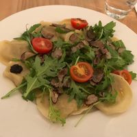 Vegan Ravioli with truffles  at Prinz Myshkin City in Munich