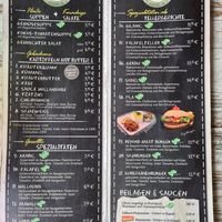 The menu with vegan options clearly marked at Lord in Dortmund