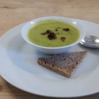 Very fine soup.  at CafeBistro Mundial in Hagen