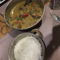 Indisches Curry mit Pilzen at ThirdEye in Crete