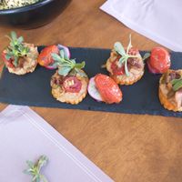 Sweet potato stacks at ThirdEye in Crete