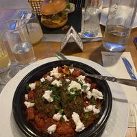 Soutzoukakia (vegan) and Black bean Burger (vegetarian only)  at ThirdEye in Crete
