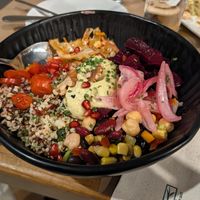 Buddah salad without potatoes at ThirdEye in Crete