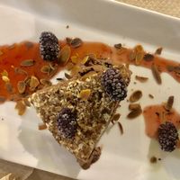 Vegan cheesekake at ThirdEye in Crete