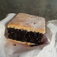 Poppy seed cake at Govinda I in Budapest
