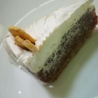 Chestnut cake at Govinda I in Budapest