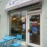 The entrance   at Kaffihusid Gardurinn - Ecstasy's Heart-Garden in Reykjavik