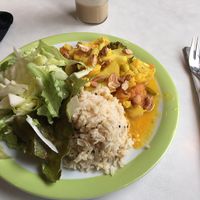 vegetable curry so good  at Kaffihusid Gardurinn - Ecstasy's Heart-Garden in Reykjavik