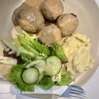 Swedish ‘meatballs’   at Kaffihusid Gardurinn - Ecstasy's Heart-Garden in Reykjavik