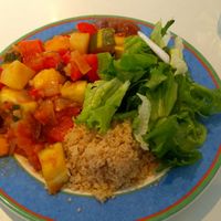 Couscous at Kaffihusid Gardurinn - Ecstasy's Heart-Garden in Reykjavik