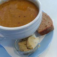 Dahl Soup at Kaffihusid Gardurinn - Ecstasy's Heart-Garden in Reykjavik