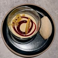 Lemon and blackberry posset at Paradiso in Cork