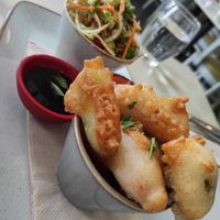 Veggie tempura at Quay Co-op Cafe - Sullivan's Quay in Cork