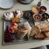 Vegan Tea at Quay Co-op Cafe - Sullivan's Quay in Cork