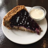 Vegan cheesecake at Quay Co-op Cafe - Sullivan's Quay in Cork