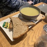 Soup of the day  at Quay Co-op Cafe - Sullivan's Quay in Cork