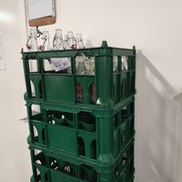 Bottles to reuse at Quay Co-op Market in Cork