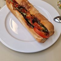 Tofu sandwich at Quay Co-op Market in Cork