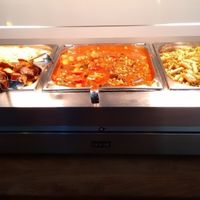 Hot dishes at Blazing Salads in Dublin