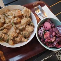 Cauliflower wth tofu and sweet potato at Cornucopia in Dublin