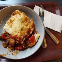 Lasagna at Cornucopia in Dublin