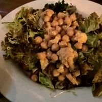 Salad

My next was the Salad, I was hoping for a hot dish, however it wasn't to be, as the stuff I wanted was Cow cheese instead my baby Violife Cheese which is Vegan. So I stuck with the Salad, of which I didn't enjoy it one bit. Oh their was tast at Cornucopia in Dublin