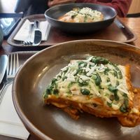 Vegan moussaka at Cornucopia in Dublin