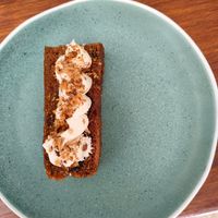 Vegan carrot cake at Cornucopia in Dublin