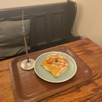 Cinnamon roll  at Cornucopia in Dublin