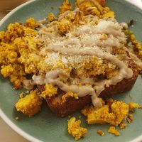 Tofu scramble at Cornucopia in Dublin