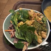 Red cabbage, daikon in green chili, lime, and cashew dressing  at Cornucopia in Dublin