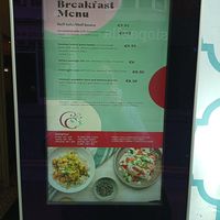 Breakfast menu at Cornucopia in Dublin