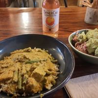 Main Course with two salads at Cornucopia in Dublin