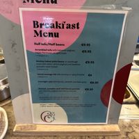 Breakfast menu   at Cornucopia in Dublin