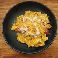 Tofu scramble at Cornucopia in Dublin