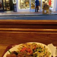 Window seat at Cornucopia in Dublin