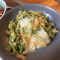 Tofu feta and spinach filo pie  at Cornucopia in Dublin