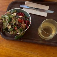 Quinoa salad and beet root salad  at Cornucopia in Dublin