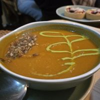 Tomato soup at Cornucopia in Dublin