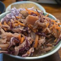 Coleslaw and red cabbage salad at Cornucopia in Dublin