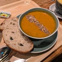 Tomato soup at Cornucopia in Dublin