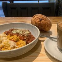 Highly recommended. Just wow . 🤩😍🥰 #scrambledtofu #chococrossaints 💚🌱  at Cornucopia in Dublin